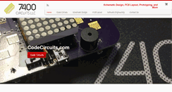 Desktop Screenshot of 7400circuits.com